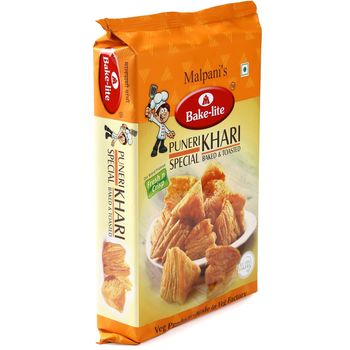 Bake Lite Puneri Special Khari Fresh And Crisp Baked And Toasted 200g