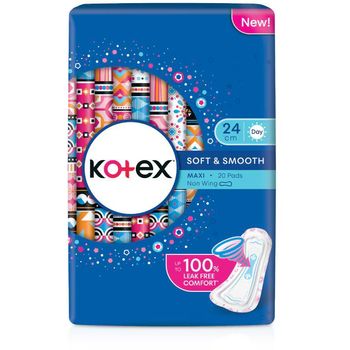 Kotex Soft And Smooth Maxi 24cm 20pcs