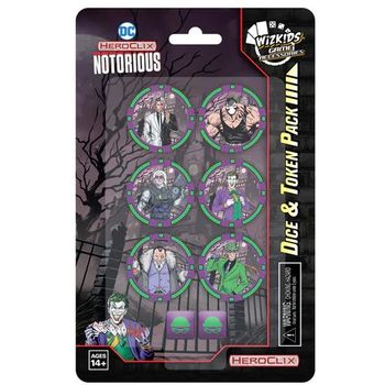 Wizkids DC Heroclix Notorious Dice and Token Pack