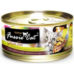 Fussie Cat Premium Tuna & Clams In Aspic Grain-free Wet Cat Food 80g