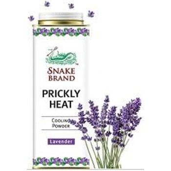 Snake Brand Prickly Heat Cooling Powder Lavender For Heat Rash 300g
