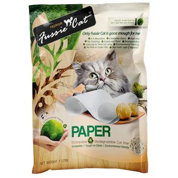 Fussie Cat Natural Paper Litter 7l