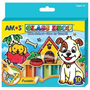 Amos Colors for glass set of 10 Colors