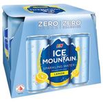F&N Ice Mountain Sparkling Can Water Lemon 6 x 325ml