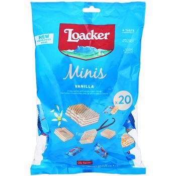 Loacker Classic Mini Crispy Wafers Vanille 200g