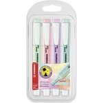 Stabilo Swing Cool Pastel Highlighter Wallet of 4 Assorted Colours