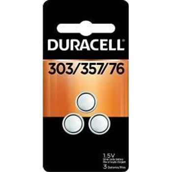 Duracell 30335776 Silver Oxide Button Battery 3 Count Pack 30335776 1.5 Volt Battery Longlasting For Watches Medical Devices Calculators And More