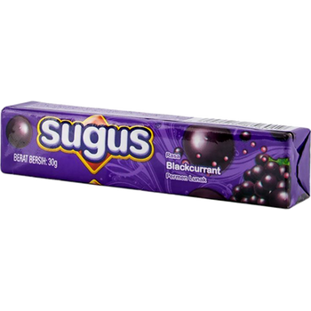 Sugus Blackcurrant Flavoured Chews 6 Sticks 30g