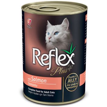 Reflex Plus Canned Cat with Salmon 400g