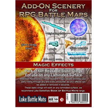 Loke Games Add-On Scenery for RPG Battle Maps (Magic Effects)