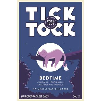 Tick Tock Bedtime 20 Tea Biodegradable Bags 36g
