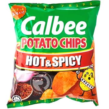 Calbee Potato Chips Hot And Spicy 22g