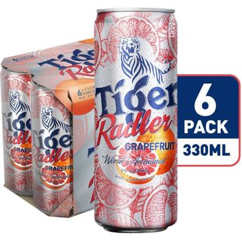 Tiger Radler Grapefruit Can 6 x 330ml