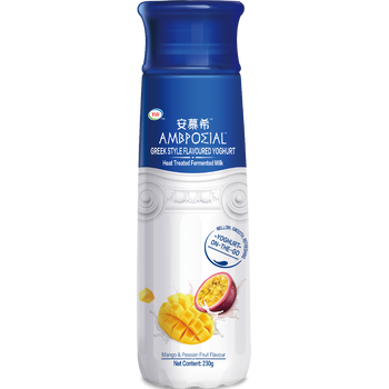 Ambrosial Greek Yoghurt Mango and Passion Fruit Flavour 230g