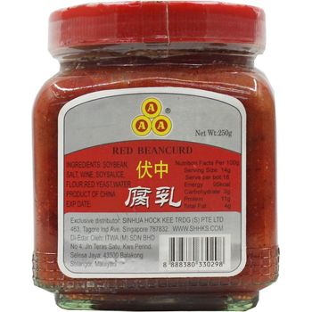 AAA Shantou Red Beancurd 250g