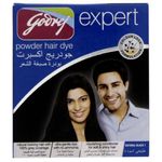 Godrej Permanent Powder Hair Dye Herbal Extracts Natural Black 9g