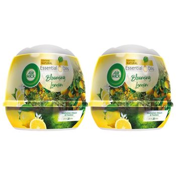 Air Wick Air Freshener Scented Gel Cone Aromatic Blooming Lemon 2pcs 180g