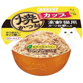 Ciao Small Tuna Flake In Sliced Bonito Gourmet Aged Senior Cat 80g