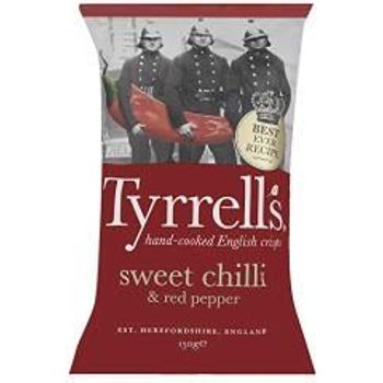 Tyrrells Sweet Chilli And Red Pepper Crisps 150g