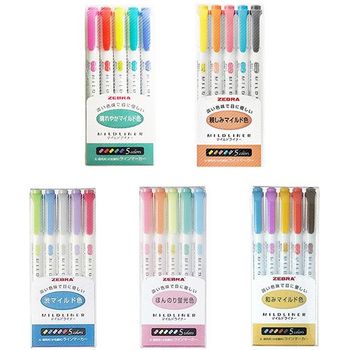 Zebra Mildliner Highlighter Pen 5 Color Set