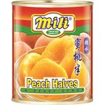 Mili Peach Halves 825g