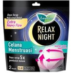 Laurier Relax Night Menstruasi Pants S M 2pcs