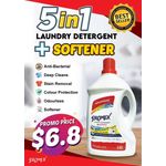 Eromex 5 in 1 Liquid Detergent With Softener 4kg