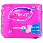 Intimate Maxi Wing Night Use 8pcs 28cm