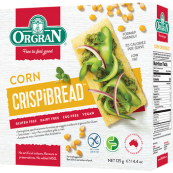 Orgran Crispibread Corn 125g