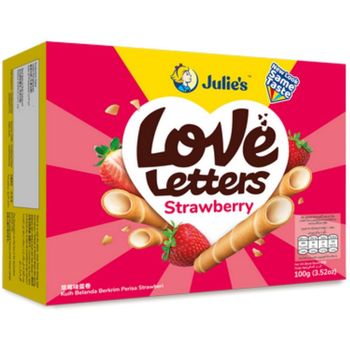 Julie's Love Letters Strawberry 100g