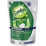 Sunlight Professional Dishwashing Soap Lime Pouch 2l
