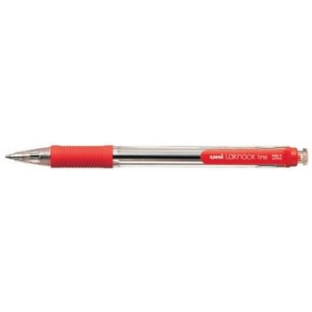Uni Laknock Ball Pen Red 0.7mm