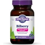 Oregon's Wild Harvest Bilberry Herbal Supplement 60 Count