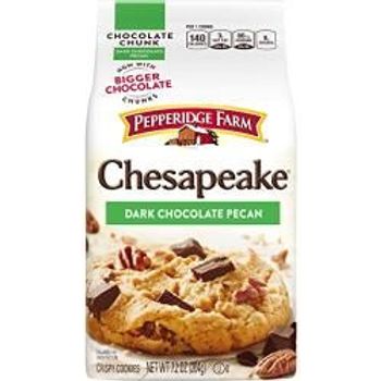 Pepperidge Farm Chocolate Chunk Crispy Cookies Chesapeake Dark Chocolate Pecan 7.2oz Pack Of 10