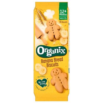 Organix - Toddler Biscuits, Biscuits Banana Bread (135g)