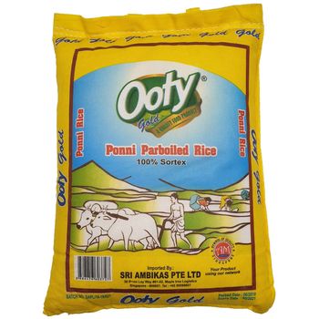 Ooty Gold Parboiled Ponni Rice 10kg