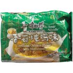 康师傅【香菇炖鸡面-袋装】五包 Kang Shi Fu Soup Noodle Artificial Chicken Flavor with Mushroom 100g
