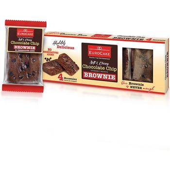 Eurocake Premium Chocolate Chip Brownie 60g
