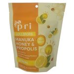 PRI Manuka Honey Lemon Honey Lollipops 12 Pieces