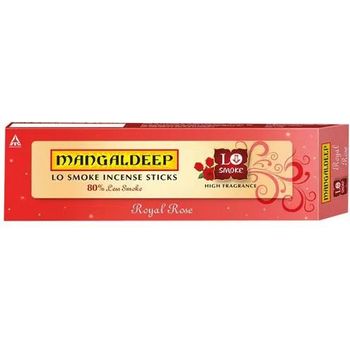 Mangaldeep Lo Smoke Incense Sticks Royal Rose 50pcs