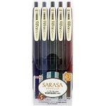 Zebra Sarasa Clip Ballpoint Pen 05mm Vintage Colors 5 Colors Set