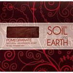 Soil and Earth Handmade Soap - Pomegranate 125g 