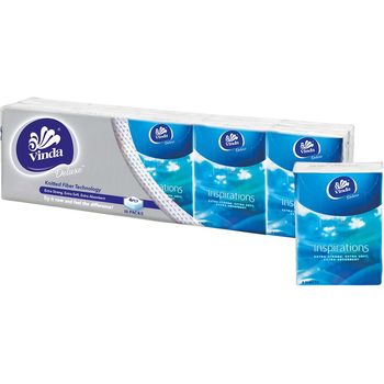 Vinda Deluxe Pocket Hanky Travel Tissue 8s x 10