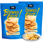Dan's Bites White Chocolate Brownie Crisp 80g