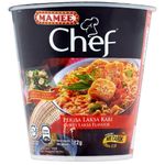 Mamee Chef Curry Laksa Flavour Instant Noodle Cup 72g