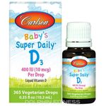 Carlson Labs Super Daily D3 For Baby 400 IU 10ml