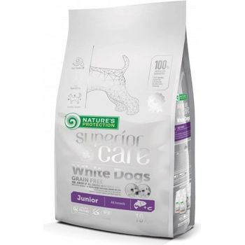 Natures Protection Superior Care White Dogs Grain Free Junior All Breeds 1.5kg