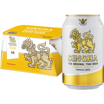 Singha Beer Can 320ml 6S Pack