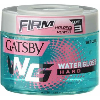 Gatsby Leather Water Gloss Hard Blue 300g
