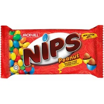 Jack 'n Jill Nips Peanut Chocolate Coated 85g